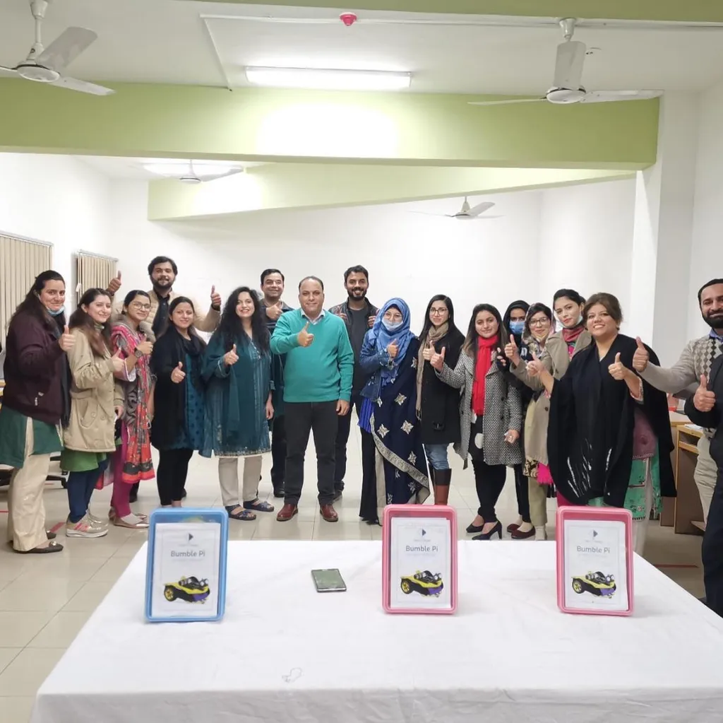 TechTree x The City School robotics training